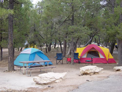 Camping at Mather Campground.