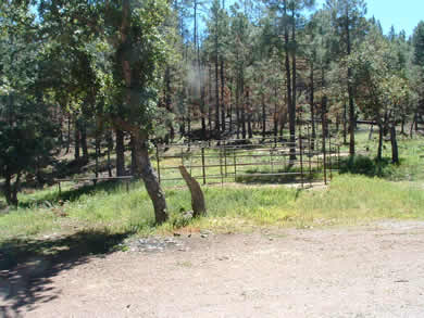 Corrals are available at Strayhorse Campground