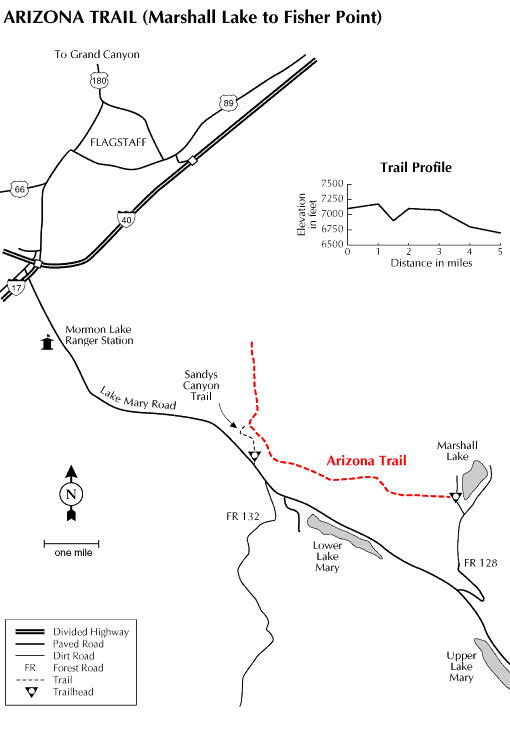 Arizona Trail - Marshall Lake to Fisher Point #87